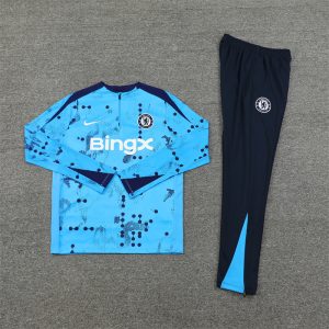 CHELSEA DARK AND LIGHT BLUE TRACKSUIT