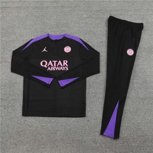 PSG BLACK AND PURPLE TRACKSUIT