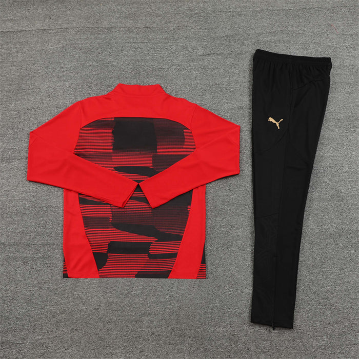 AC MILAN BLACK AND RED TRACKSUIT II - Image 2